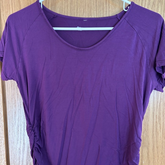 Bundle of 3 Maternity T Shirts Size Medium - Turquoise Purple White - Picture 10 of 11